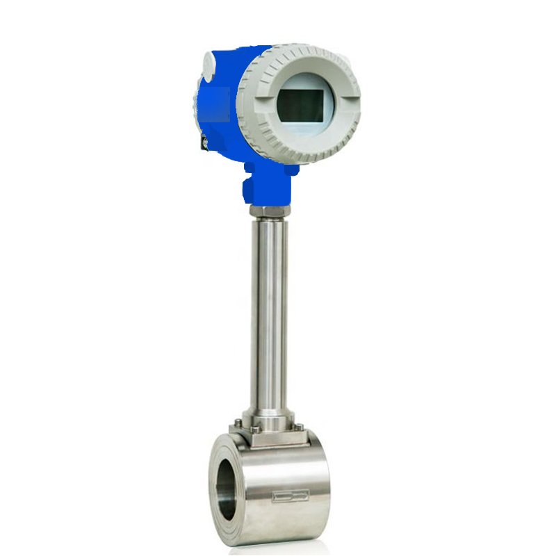 Flange Intelligent vortex Flowmeter Gas Metering Meter Intelligent High Precision Resistance to High Temperature Liquid Gas