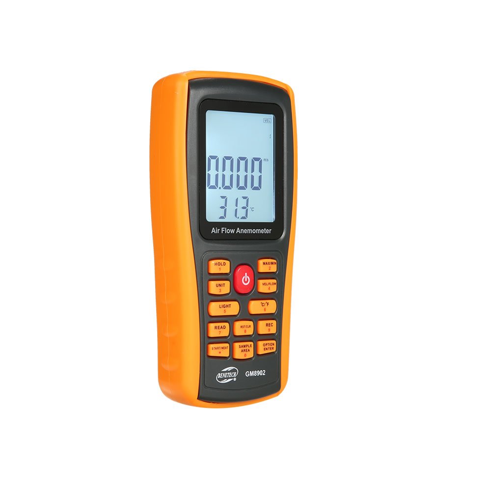 Handheld Multi Air Flow Anemometer Digital Wind Speed Temperature Meter High Accuracy