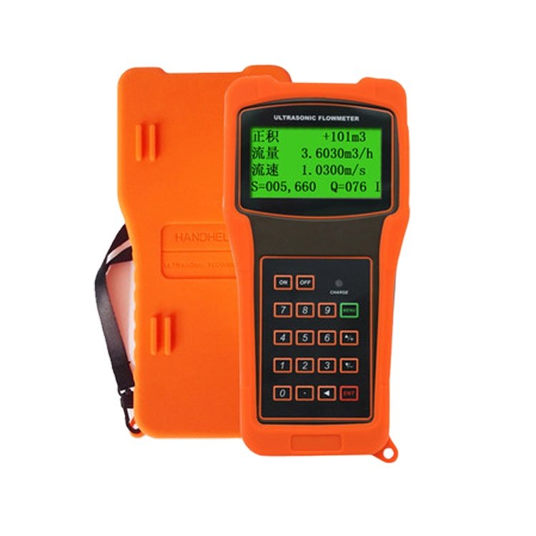 TUF-2000H Alcohol Oil Sewage Explosion-proof Handheld Flowmeter Remote High Temperature Liquid Portable Ultrasonic Flowmeter