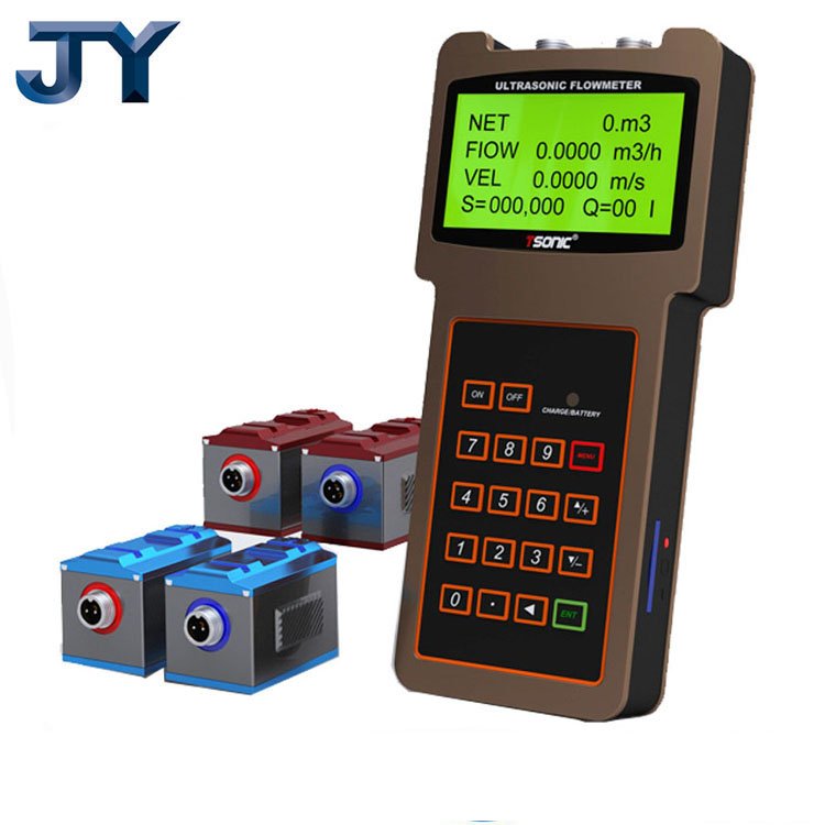 TUF-2000H Alcohol Oil Sewage Explosion-proof Handheld Flowmeter Remote High Temperature Liquid Portable Ultrasonic Flowmeter