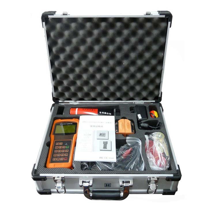TUF-2000H Alcohol Oil Sewage Explosion-proof Handheld Flowmeter Remote High Temperature Liquid Portable Ultrasonic Flowmeter