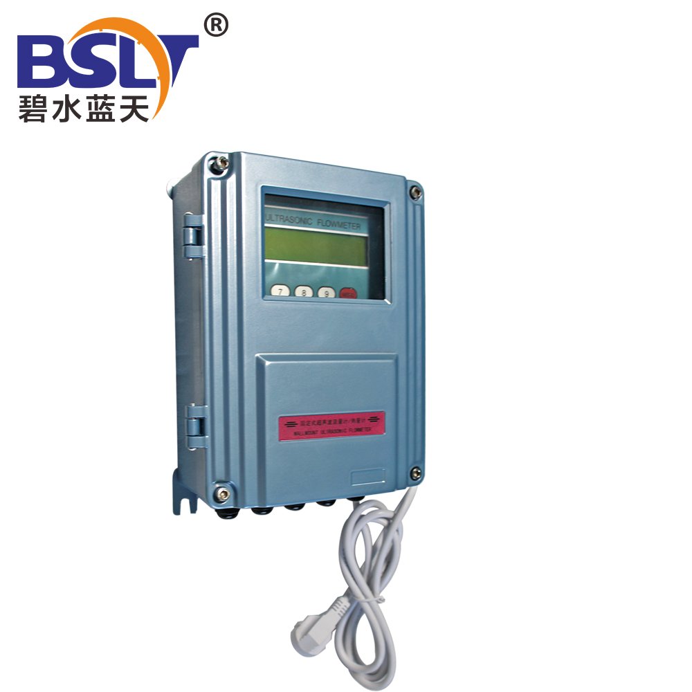 Stainless Steel Ultrasonic Digital Flowmeter for Paper Mill Production Process Measures Liquid Gas Medium LCD OEM Customizable