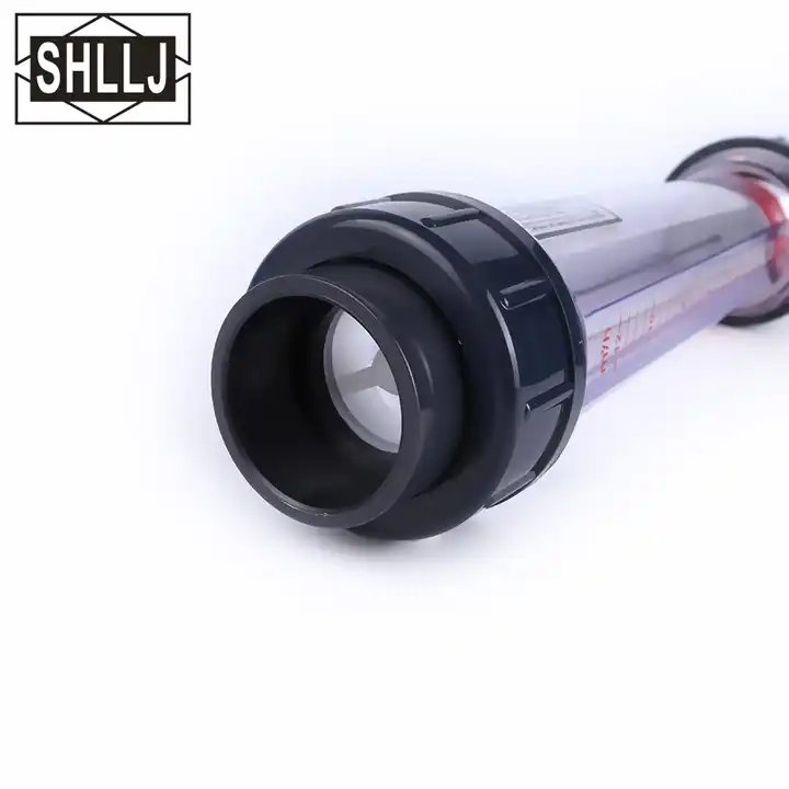 LZS Series Plastic Type Flowmeter Durable Vertical Rotor With Low Pressure 2 to 50L/h Water Flowmeter for Sale