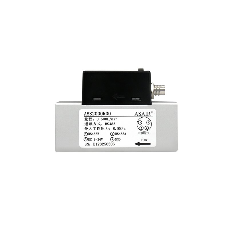 LCD Display Mass Flow Meter Standard Modbus RTU Communication Various Gas Measurements