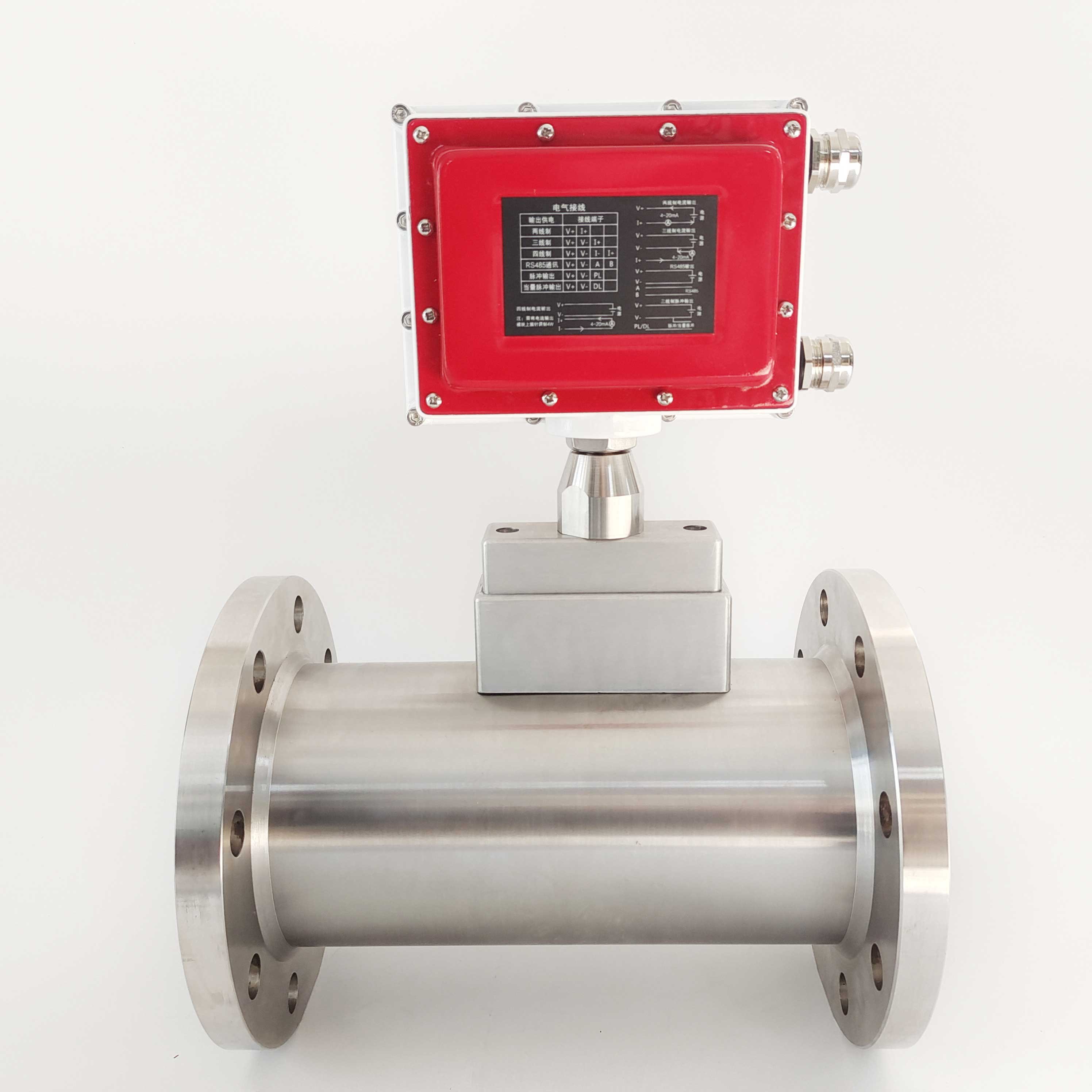 EX Digital RS485 Hart Cubic air CO2 Argon Gas Turbine Flowmeter Flow Meter for Natural Gas lpg