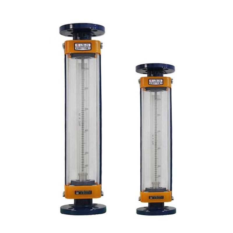 Customizable Variable Area Flowmeter Plastic Metal Glass Tube Rotameter Rotary Meter for Water Gas Oil Liquid Air Display on LCD