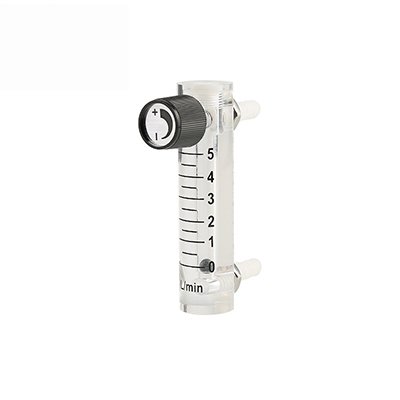 LZQ1 air Gas Acrylic Small Rectangle Flow Meter With Control Valve for Oxygen Conectrator