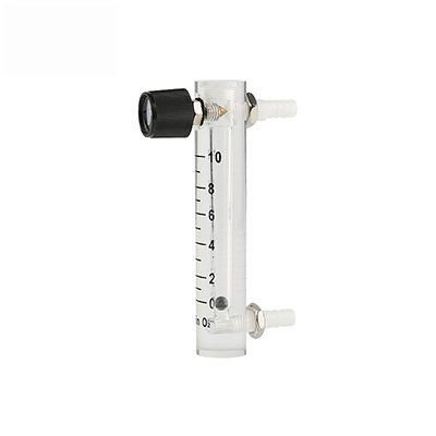 LZQ1 air Gas Acrylic Small Rectangle Flow Meter With Control Valve for Oxygen Conectrator