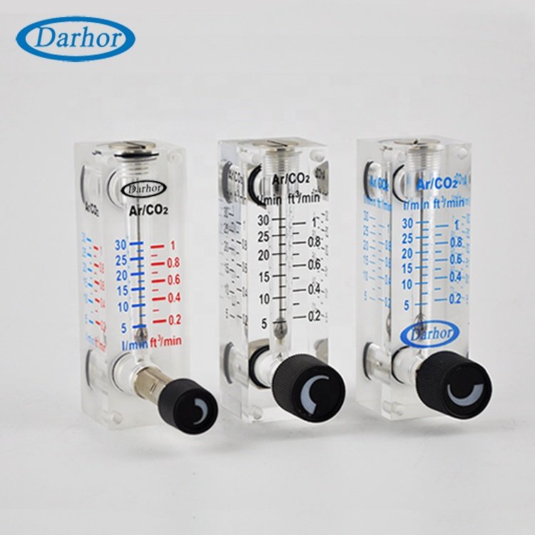 DFG-6T Hot Sale Adjustable Variable Area Low Flow Air Volume Meters Gas Ozone Generator Flow Meter Flowmeter with Regulator