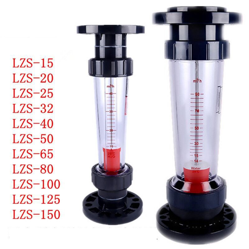 LZS-100 LZS-125 LZS-150 DN100 DN125 DN150 Low Cost Variable Area Flowmeter Flange Plastic Tube Rotameter for Salt Water