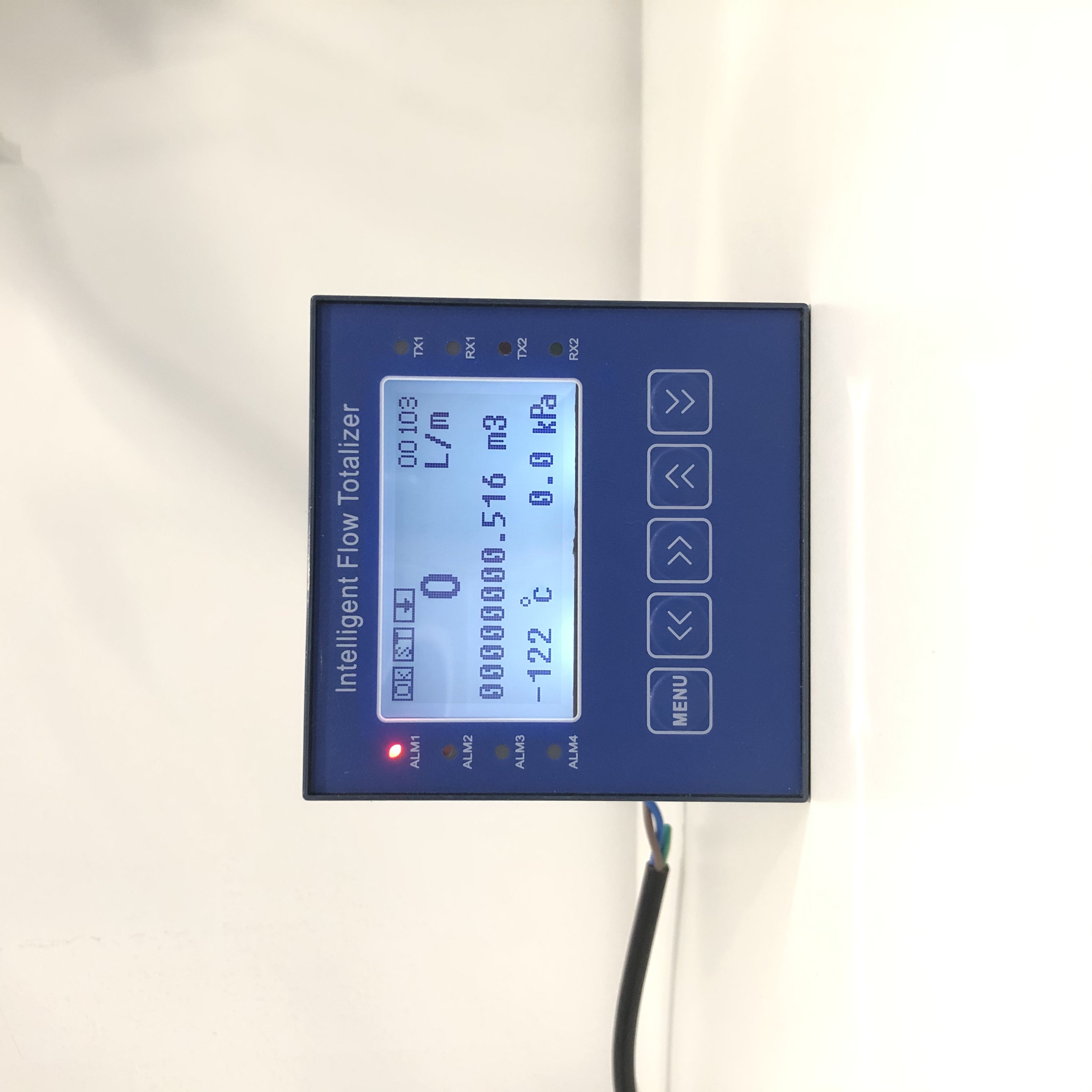 Rs485 Communication Output Flow Totalizer 24v Power Supply Industrial Using Flow Counter RS485 Flow Totalizer