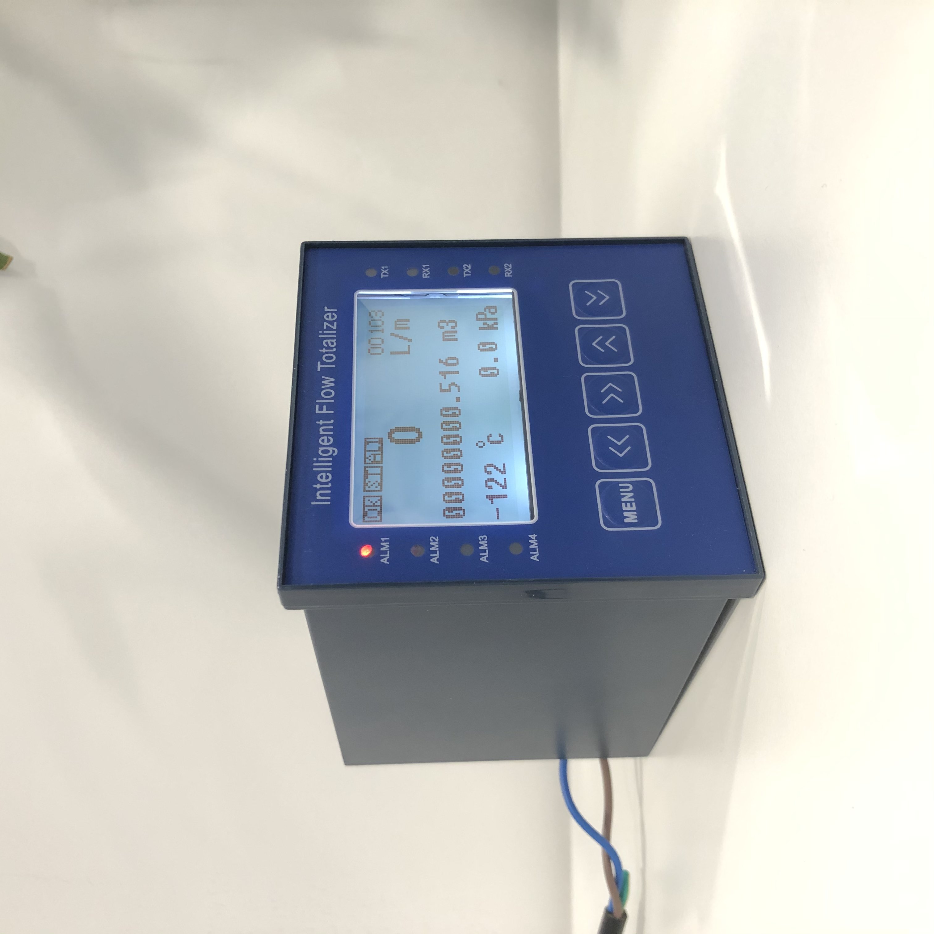Rs485 Communication Output Flow Totalizer 24v Power Supply Industrial Using Flow Counter RS485 Flow Totalizer