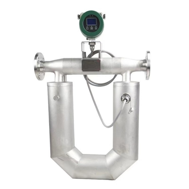 Customizable High Precision Coriolis Mass Flow Meter Water Gas Oil Air Other Fluids LCD Display Thread Convenient Measurement