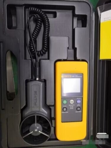 Fluke 925 Impeller Anemometer Meter, Wind Speed air Flow Velocity Temperature F925