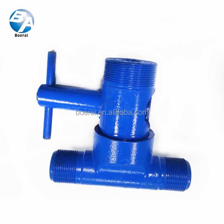 Portable Sandblasting Pot Sand Valve T-type Large Flow Abrasive Valve