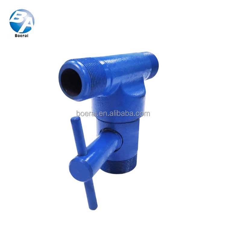Portable Sandblasting Pot Sand Valve T-type Large Flow Abrasive Valve