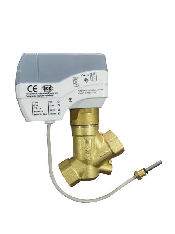 Bronze Brass Pressure Independent Balancing Control Valve Temperature Controlled Balance Valve