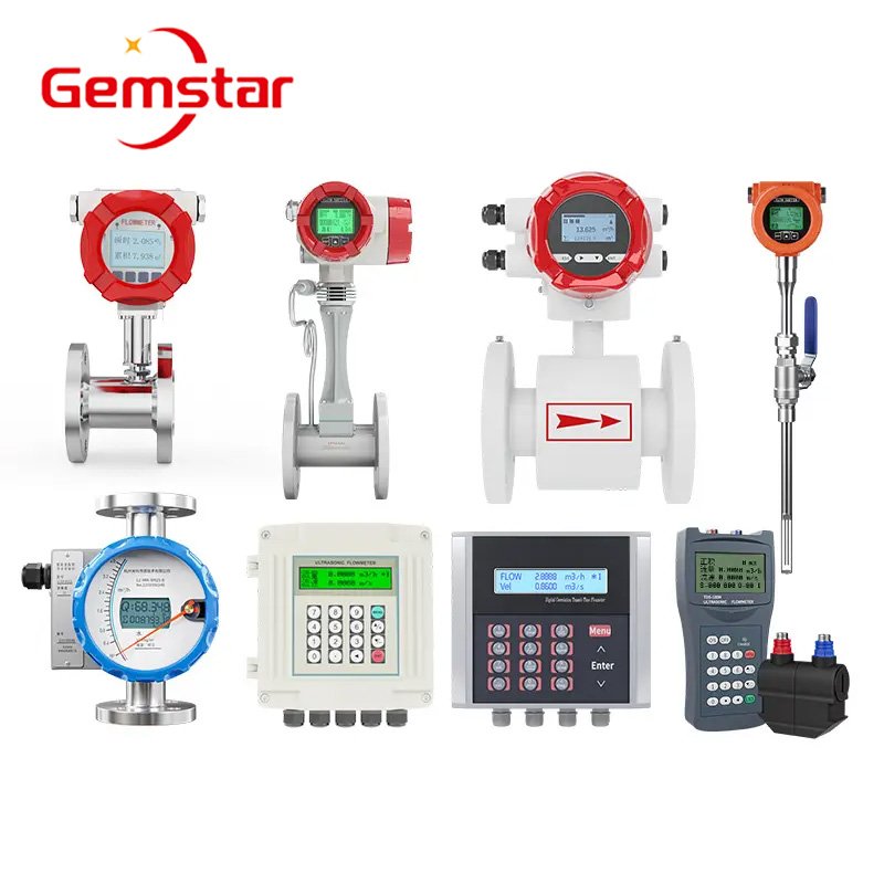 Industrial Master High-Rangeability Electromagnetic Flow Meter Stainless Steel Digital Meter Water Oil Liquid Air OEM