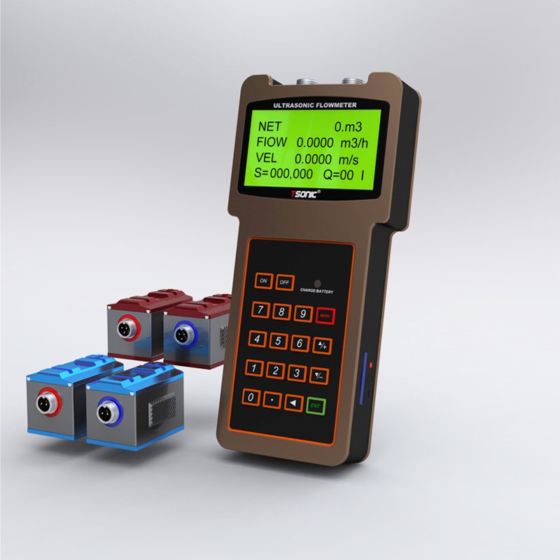 Handheld Ultrasonic Flow Meter for Water and Liquid Medium Flowmeter