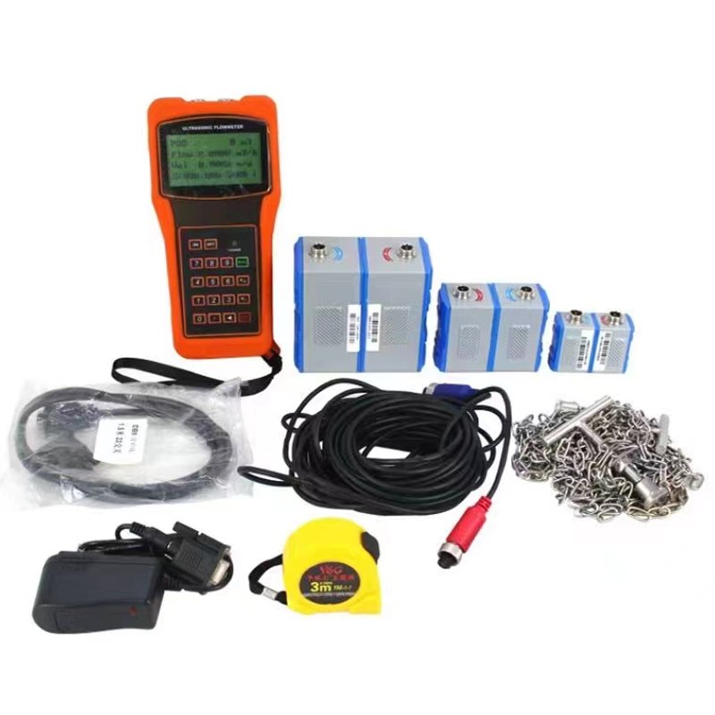 Handheld Ultrasonic Flow Meter for Water and Liquid Medium Flowmeter
