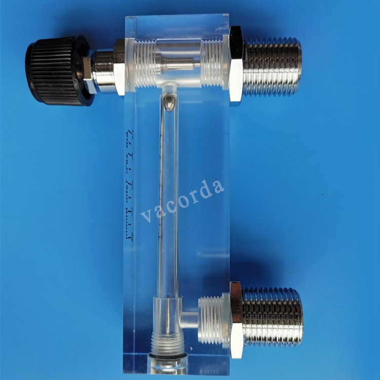 4T 6T 8T Panel Mounted Acrylic Flow Meter Water Flowmeter Air Flowmeter