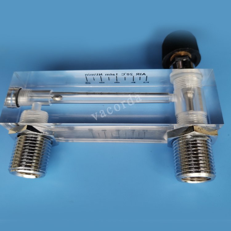 4T 6T 8T Panel Mounted Acrylic Flow Meter Water Flowmeter Air Flowmeter