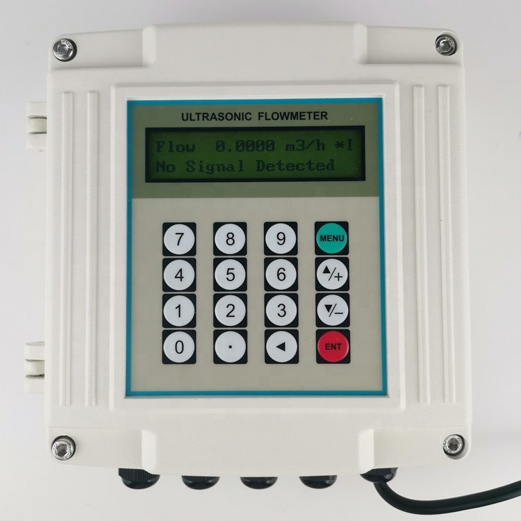 Digital Fluid and Heat Flux Energy Ultrasonic Flow Sensor Measuring 4-20mA Output RS485 Ultrasonic Water Flow Meter