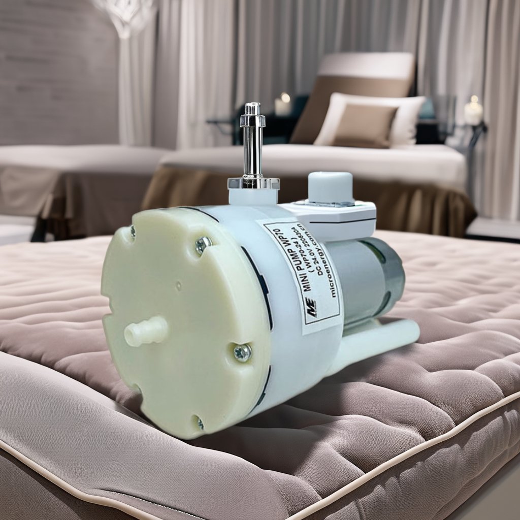 High Flow Rate 25 LPM Micro Air Diaphragm Pump 12V 24V DC for Air Mattresses