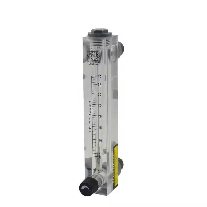 Easy to Read Float Panel Liquid Control Mechanical Water Water Flow Meter Variable Flowmeter Rotameter With Adjustable Valve