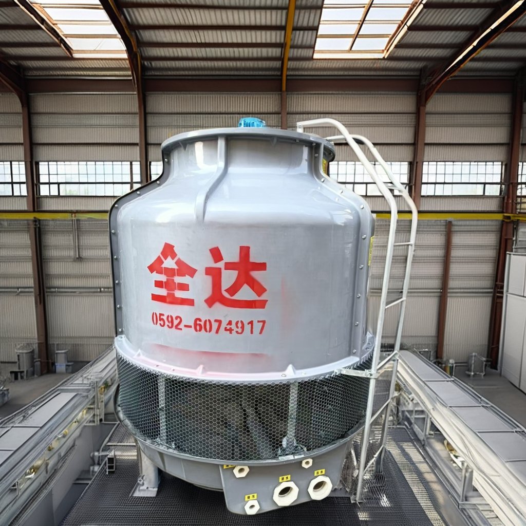 Customized Industrial Reverse Flow Fiberglass Circular Cooling Tower Energy-saving Refrigeration Cooling Tower