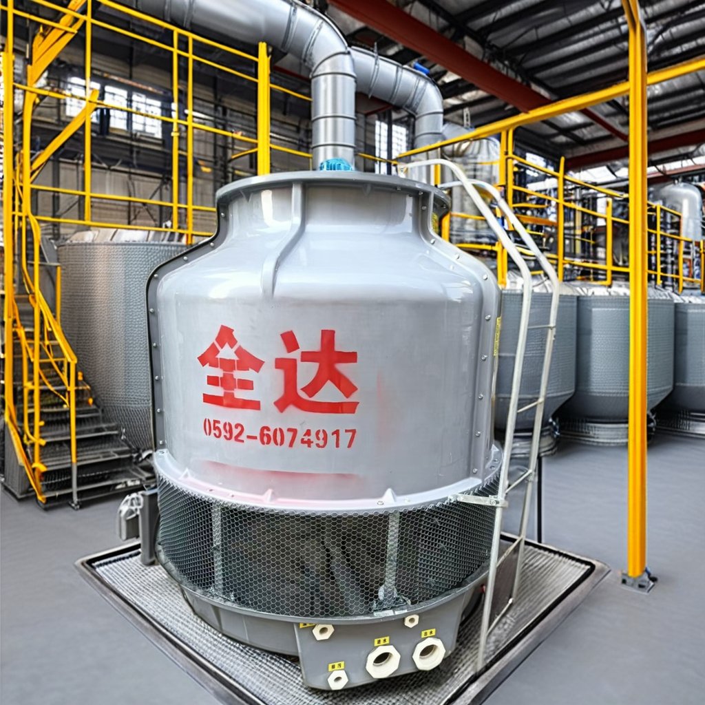 Customized Industrial Reverse Flow Fiberglass Circular Cooling Tower Energy-saving Refrigeration Cooling Tower