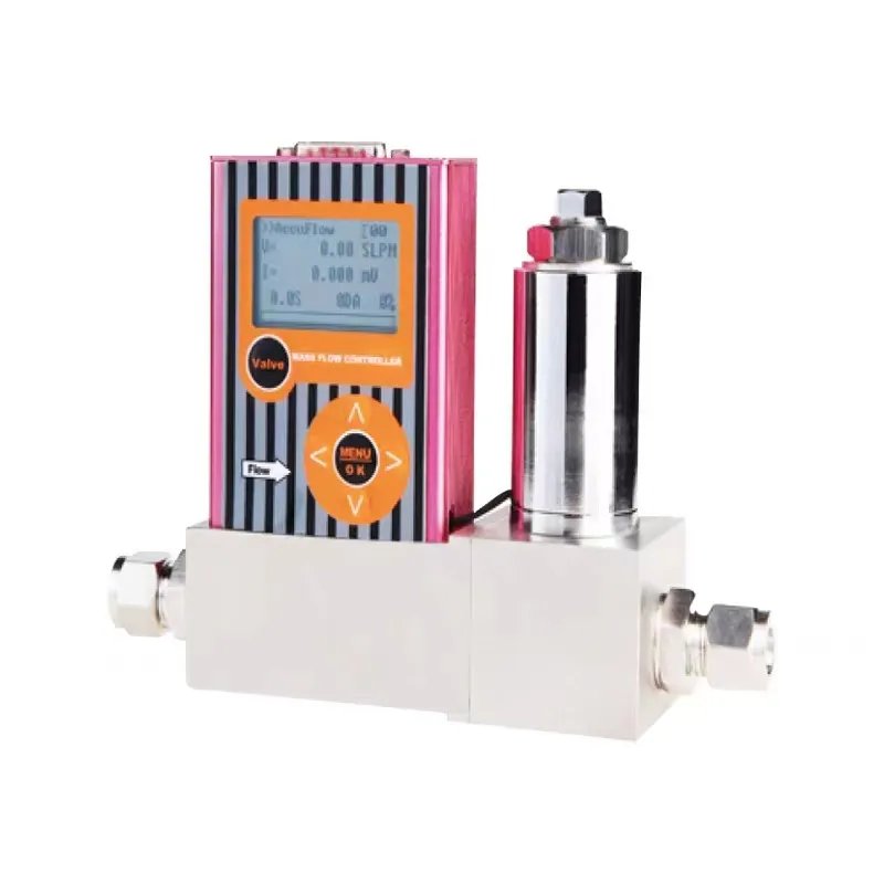 Quality Assurance Thermal Gas Mass Flow Meter Quantitative Ammonia Gas Mass RS485 5V Flow Meter Controller