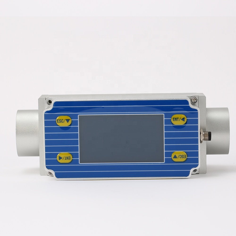 Ideal Price 2-1000l/m Small Flow Value 10 15 20mm Measurement C2H4 O3 NH3 Various Gases Thermal Mass Flow Meter