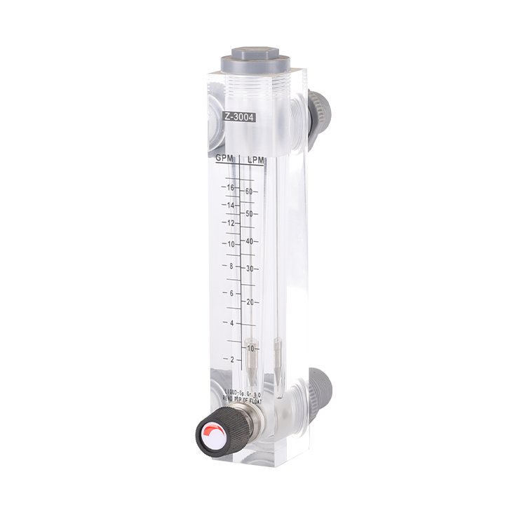 China Manufacturer Low Cost 0.6MPa Acrylic Flow Meter Panel air Water Flowmeter