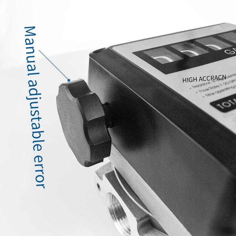High Precision Aluminum Housing Number Digital Display Mechanical Flowmeter Lpg Gas Mechanical Flow Meters