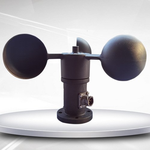 Three-cup Type Wind Speed Sensor Anemometer Nylon Material for Wind Tower Crane