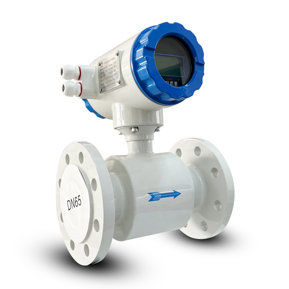 Customizable OEM Support Upgraded New Design Electromagnetic Flow Meter for Water Treatment Plant