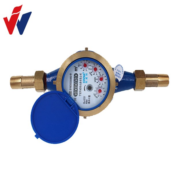 Factory Direct Price Iron Brass Water Meter Multi-jet Water Meter 1/2"3/4"water Meters for Infrastructure
