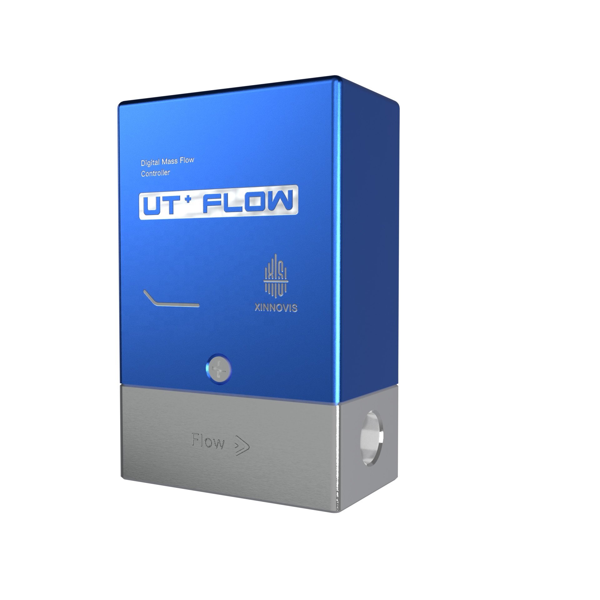 Portable Digital Gas Mass Flow Controller UT Series Alloy and Aluminium Made Features RS485/0-5V/4-20mA Interfaces for Gauges