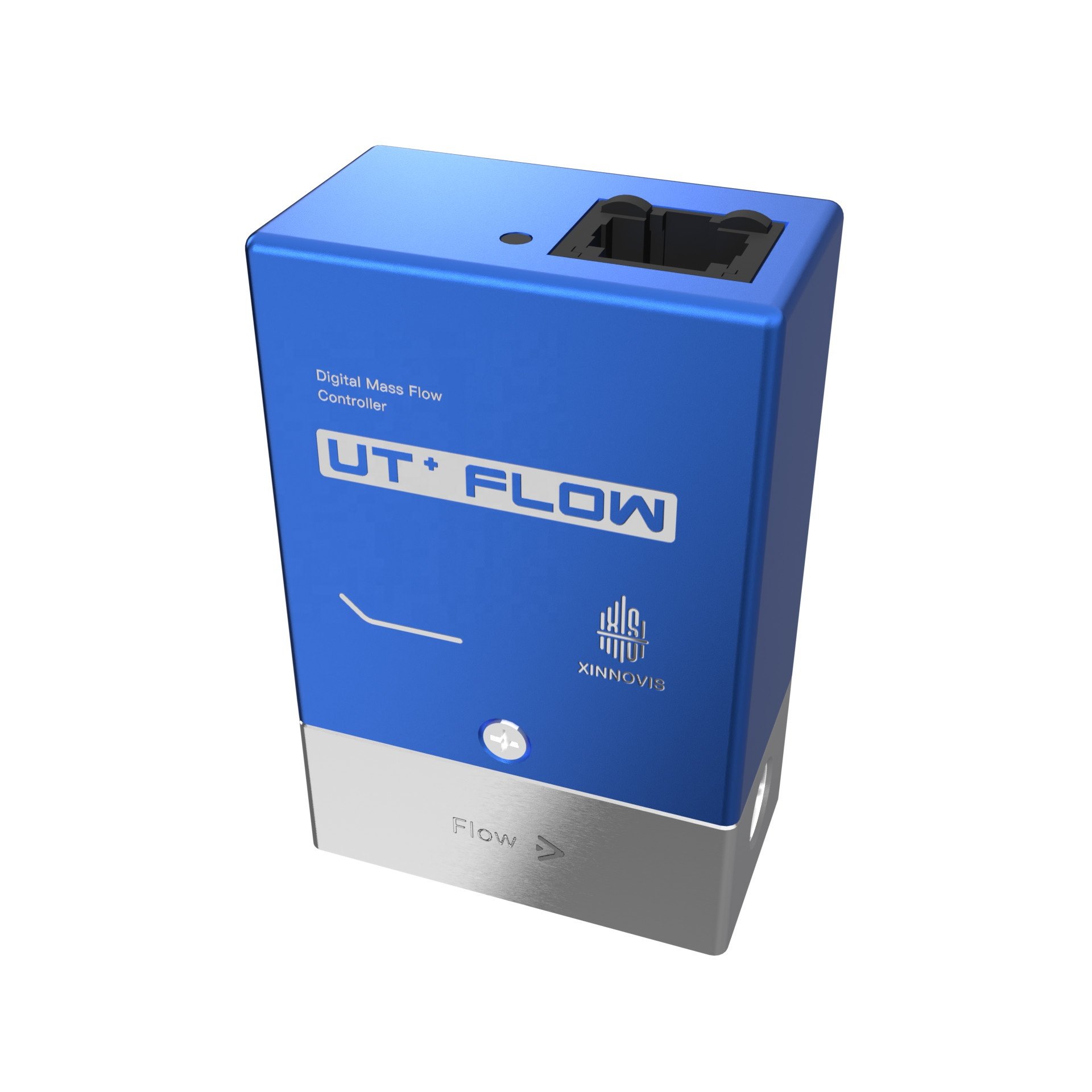 Portable Digital Gas Mass Flow Controller UT Series Alloy and Aluminium Made Features RS485/0-5V/4-20mA Interfaces for Gauges