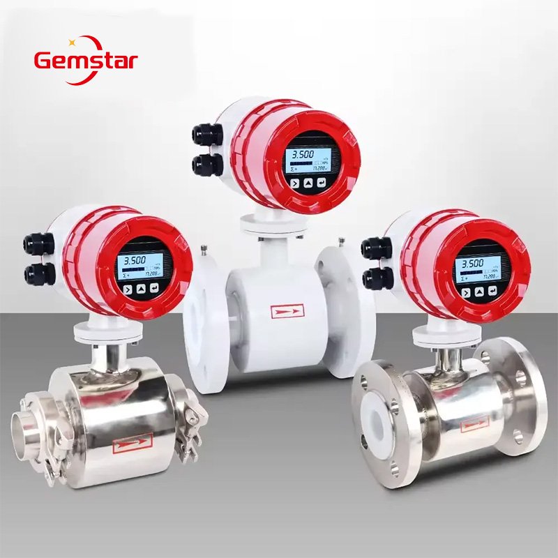 Customizable Stainless Steel Ultrasonic Flow Meter LCD Display Pressure Compensation Air Water Gas Oil Liquid Wide Range Steam