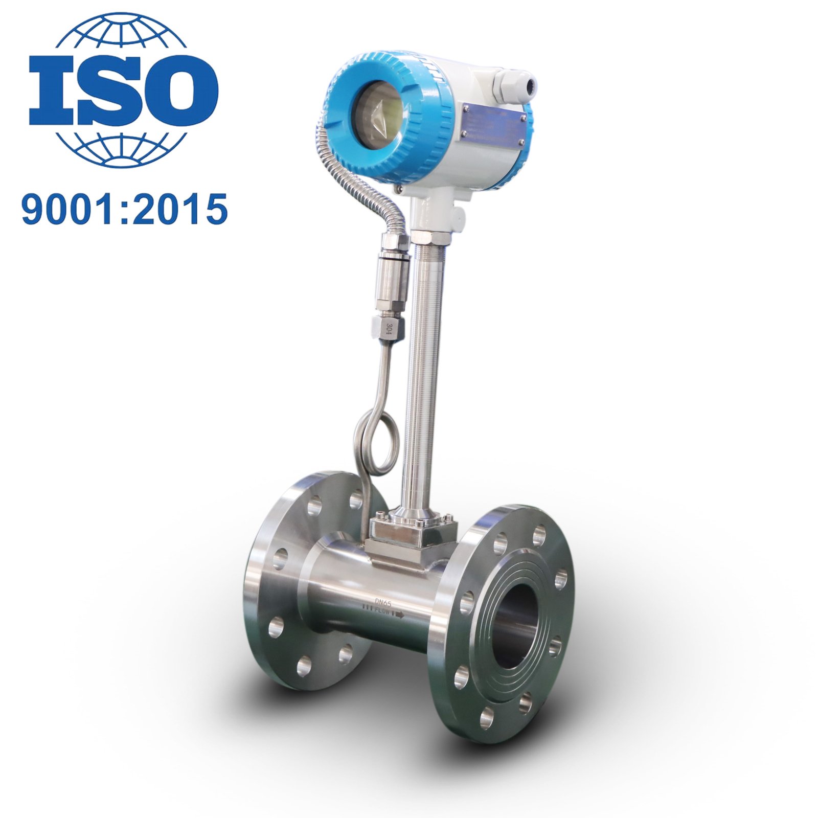32mm Intelligent Compressed Air Nitrogen Vortex Flow Meter