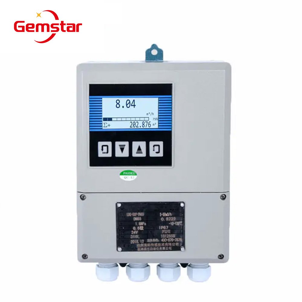 OEM Customizable Stainless Steel 316 Mag Meters EMF Electromagnetic Flowmeter Water Air Fluid Use Sea Water Salt Solution Oil