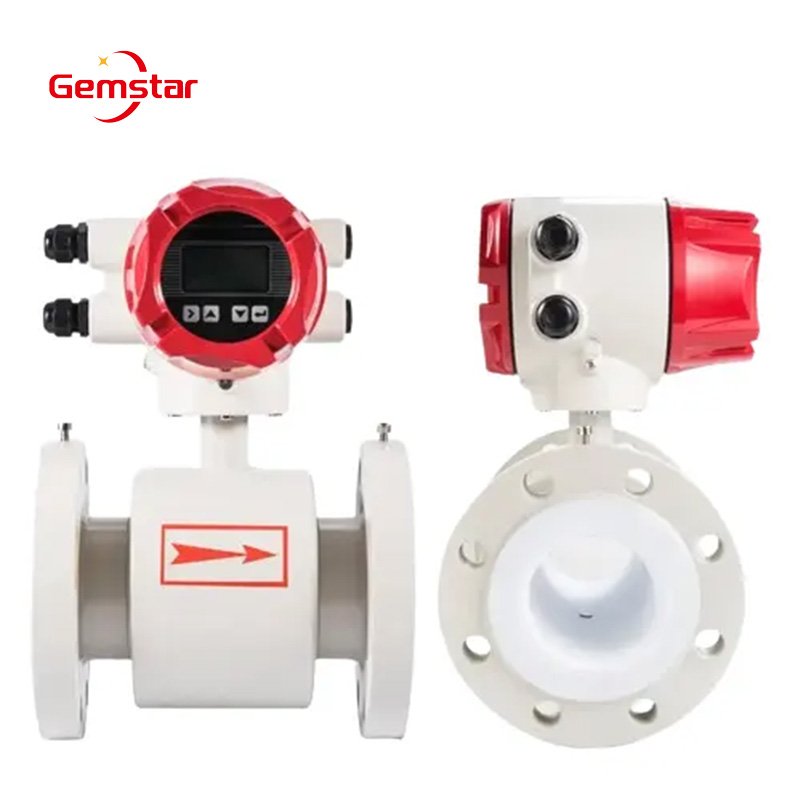 OEM Customizable Stainless Steel 316 Mag Meters EMF Electromagnetic Flowmeter Water Air Fluid Use Sea Water Salt Solution Oil