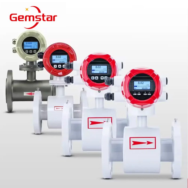 OEM Customizable Stainless Steel 316 Mag Meters EMF Electromagnetic Flowmeter Water Air Fluid Use Sea Water Salt Solution Oil