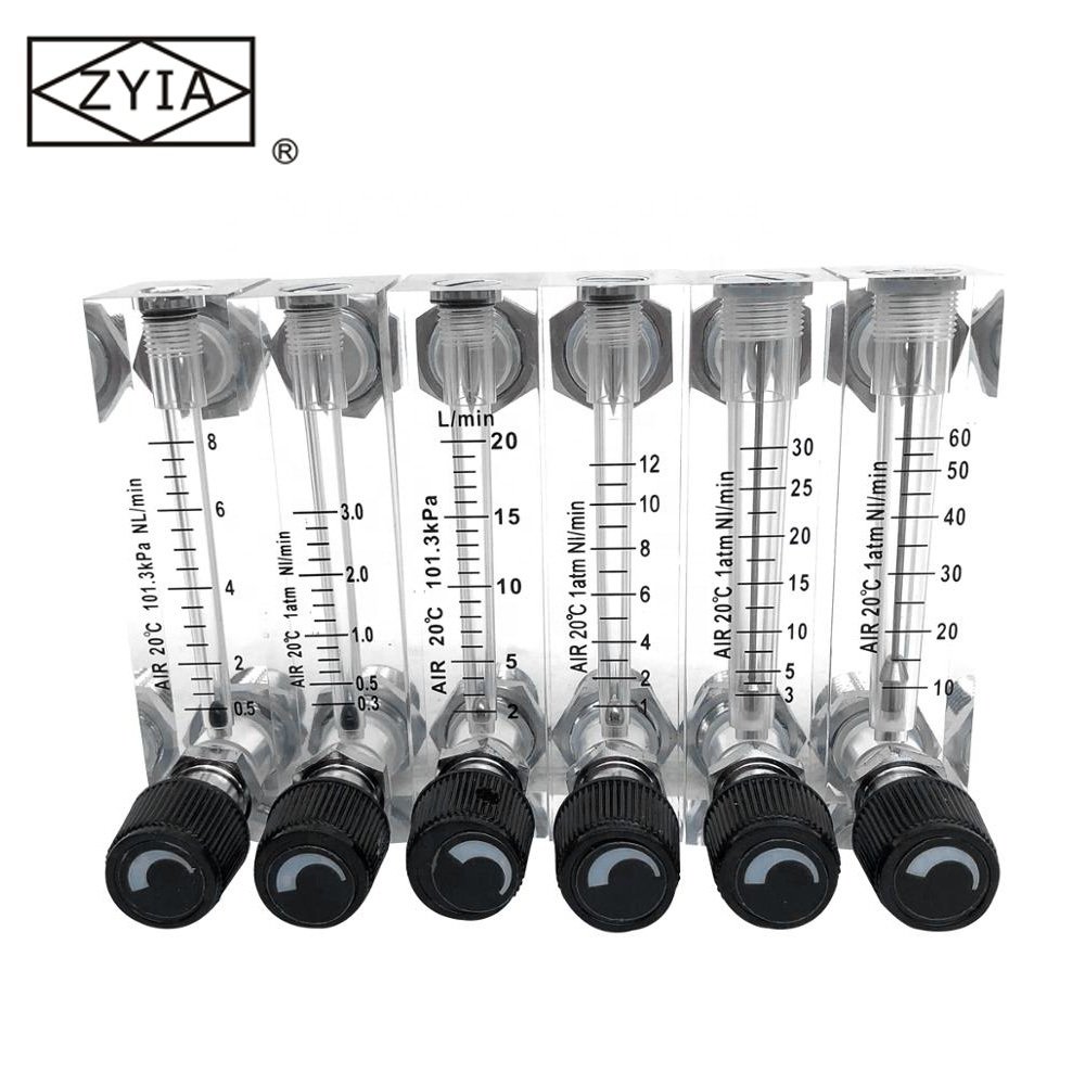 LZM-6T Acrylic Panel Mounted Flowmeters Acrylic Flow Meter air Water Flowmeter
