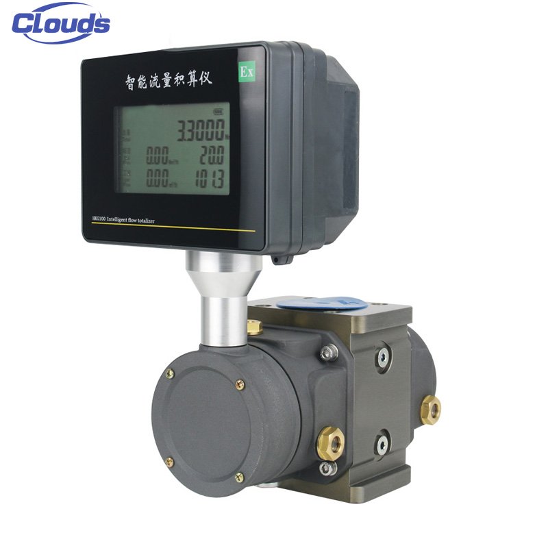 Clouds Intelligent Gas Flow Meter Roots Waist Wheel Flowmeter Wet Gas Flow Meter Flowmeter Gas Compressed air Flowmeter