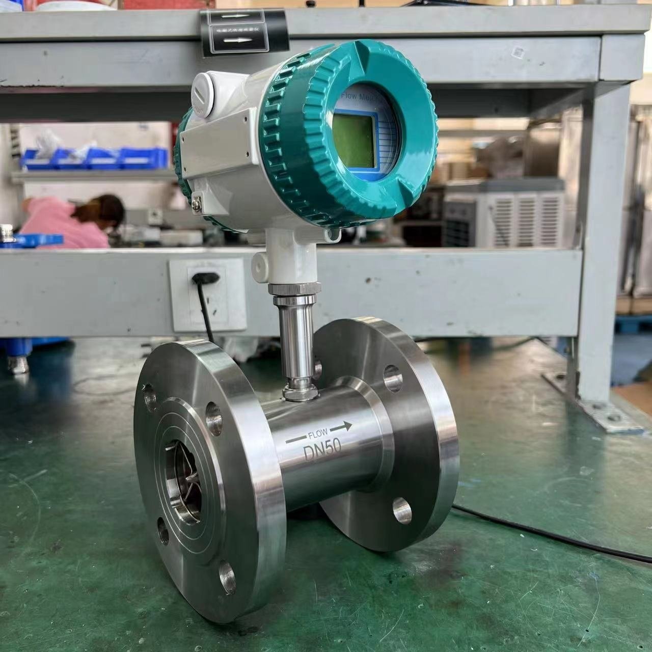 DN50 High Accuracy Alcohol/Oil Measurements Liquid Turbine Flowmeter