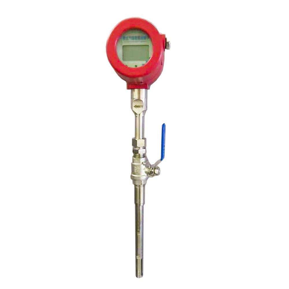 Standard Insertion Meter Digital Gas Mass Air Flow Meter Digital Air Endress Hausser Thermal Mass Flowmeter