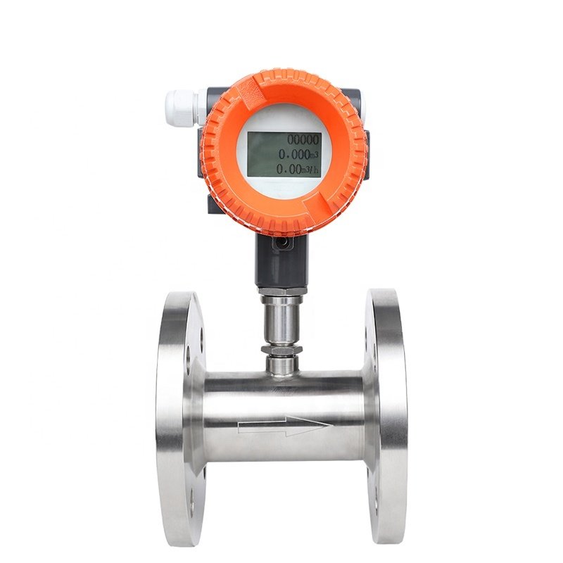 Digital diesel Flowmeter diesel Fuel Oil Turbine Flow Meter 8 Inch Turbine Water Flow Meter